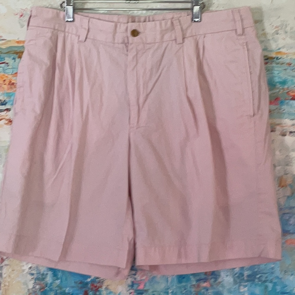 BILLS KHAKIS Classic Shorts Pleated Pink Cotton 38